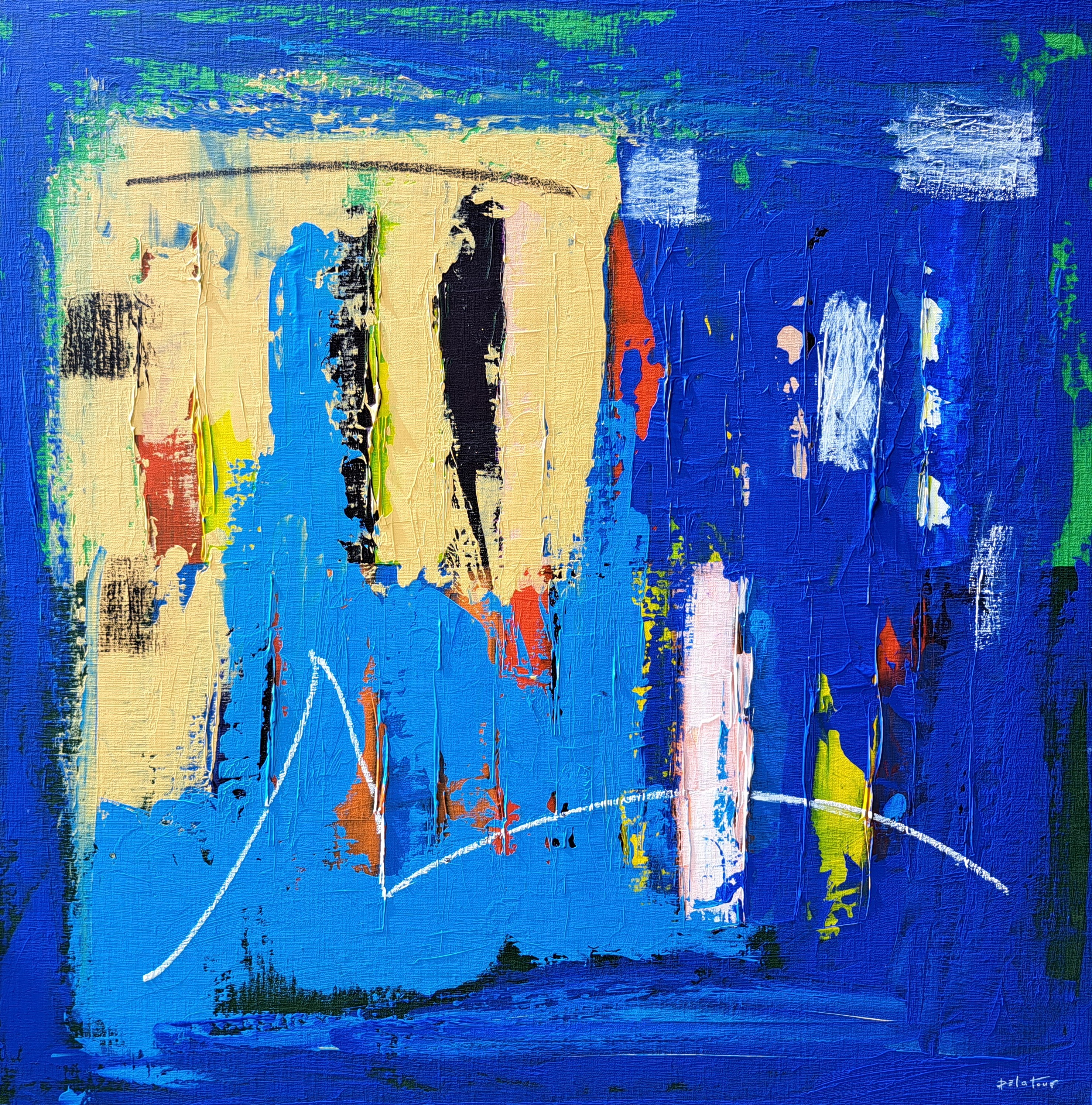 Acrylique sur toile 100x100 cm
