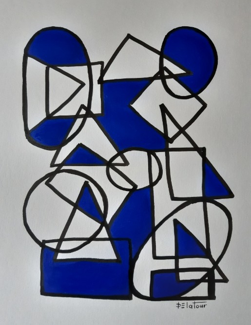 AP 27 Acrylic on paper 50X64 cm